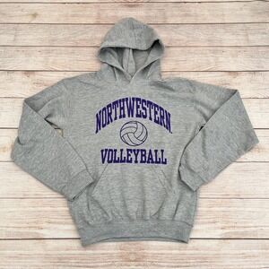 MV Sport Northwestern Hoodie Sweatshirt Sport Men's Junior Large Pullover Cotton